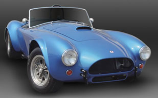 Picture blue classic shelby